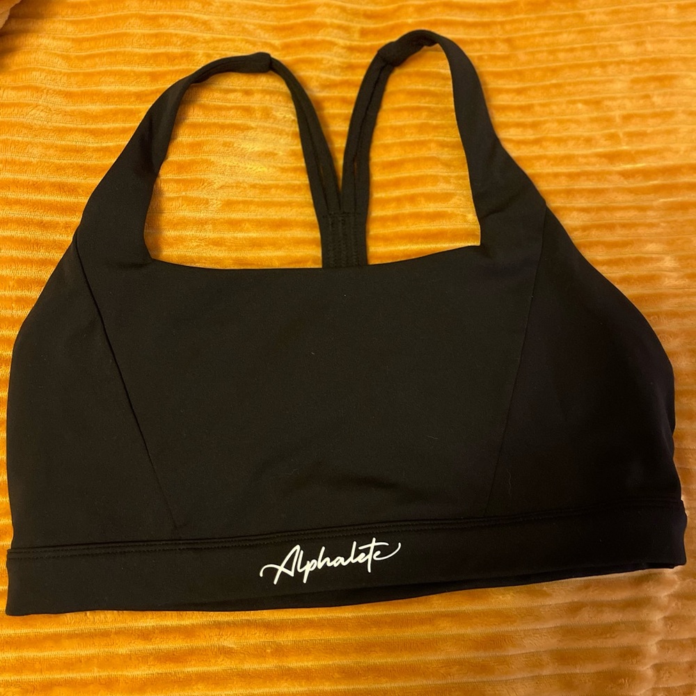 Alphalete Black Sports Bra-Large